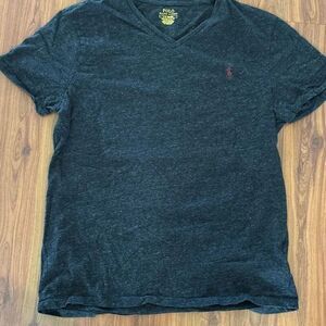 Polo Ralph Lauren heathered gray t shirt L